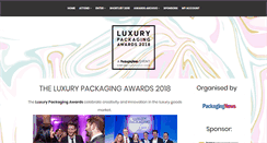 Desktop Screenshot of luxurypackagingawards.com